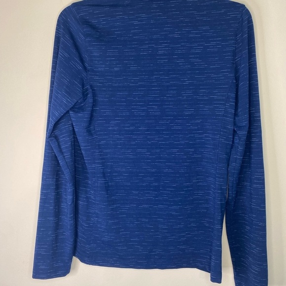 Women's Lady Hagen Blue Quarter Zip Long Sleeve Golf Pull Over Size Small - Picture 10 of 13